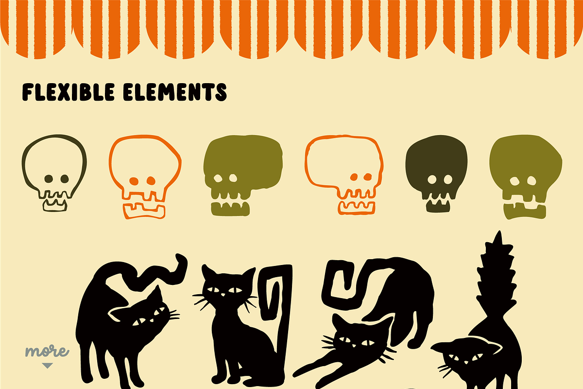 Halloween vector set, a Seasonal Illustration by Tanya Cornish (Photo 5 of 14)