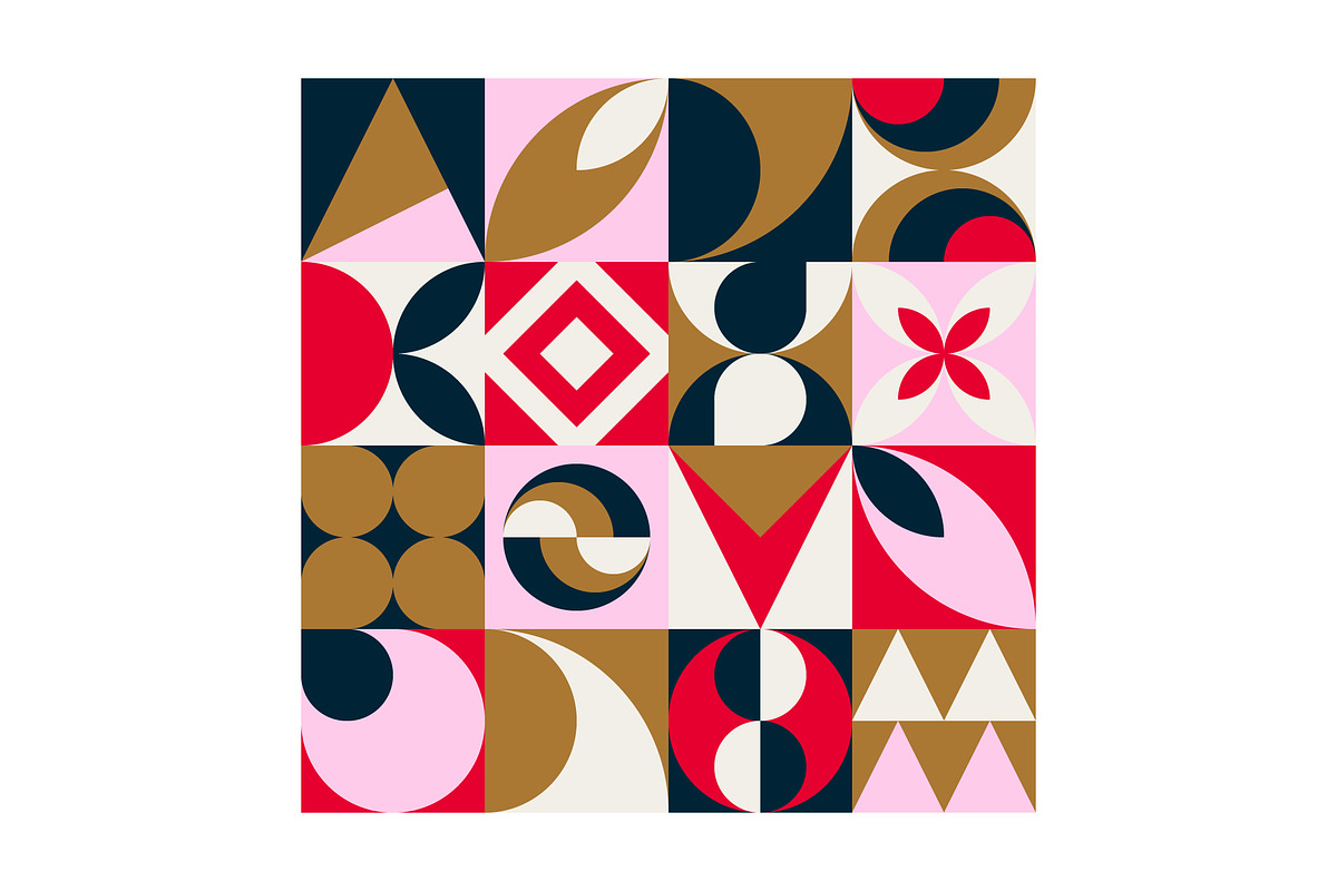 Geometric Mid Century Modern Pattern, a Pattern Graphic by Neo Geo (Photo 7 of 11)