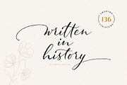 Written in History // Signature Font, a Script Font by Anatadesign (Thumbnail 1 of 10)