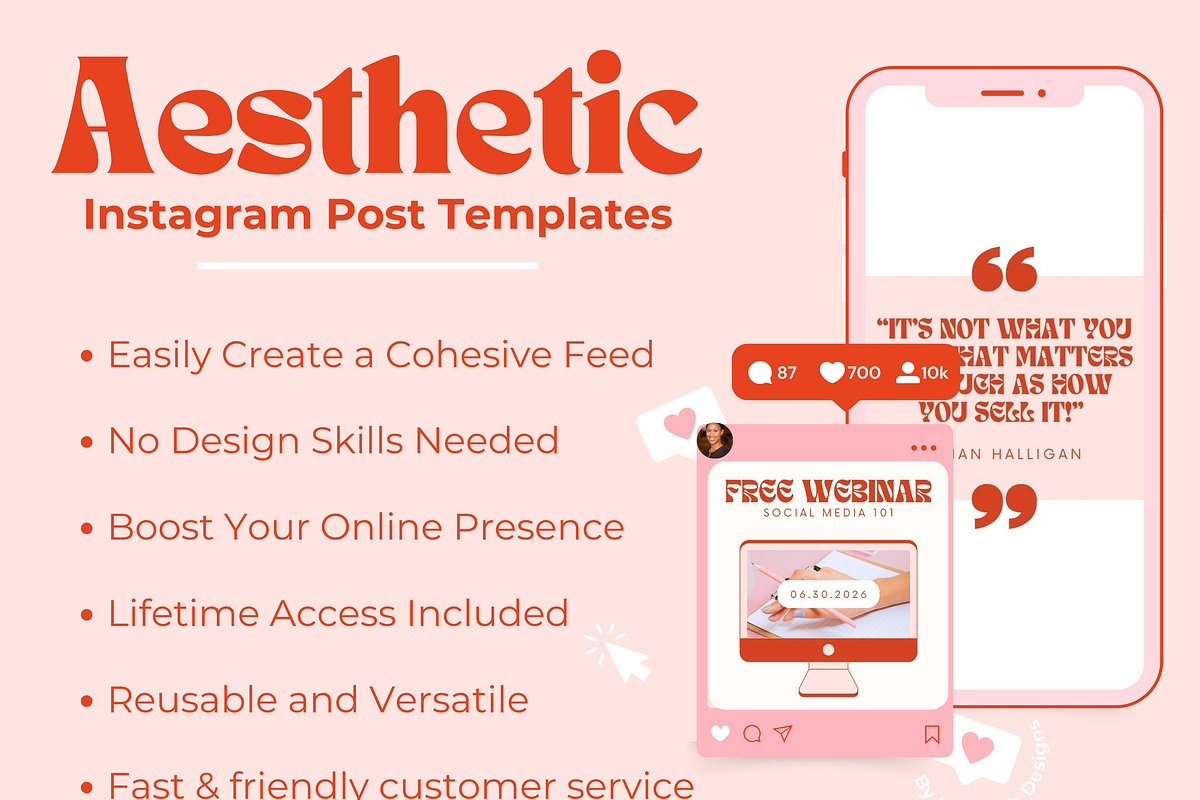 Coaching Instagram Post Templates, a Social Media Template by Hell Yeah Designs (Photo 4 of 7)