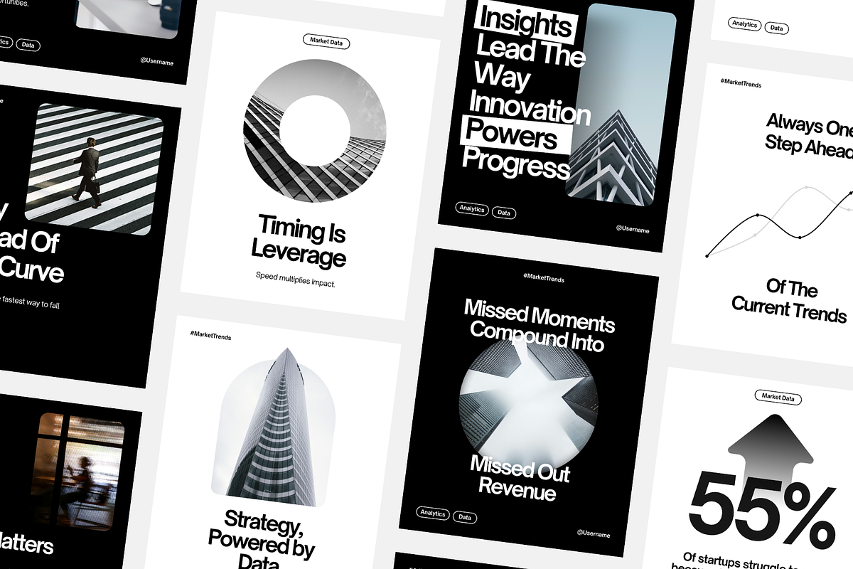 Modern Business Agency Templates, a Social Media Template by Defects (Photo 1 of 5)