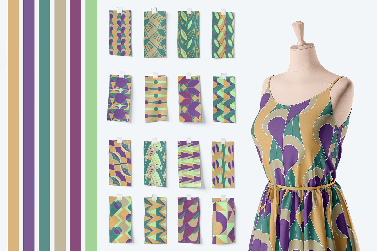 Surreal geometric abstract patterns, a Pattern Graphic by Pachel (Photo 3 of 9)