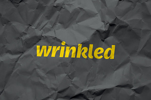 Wrinkled Logo Mockup Collection