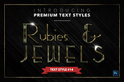 Rubies & Jewels #3 - 20 Text Styles, a Layer Style Add-On by Jonas Stensgaard (Thumbnail 15 of 23)