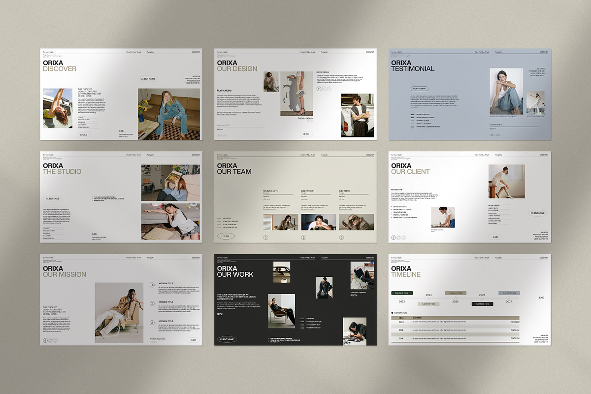 Orixa Service Guide Presentation, a Presentation Template by CreativexGenius (Photo 9 of 11)