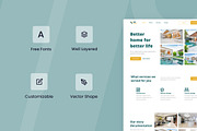 Architecture Web Design, a Wireframe Template by INSPR STD (Thumbnail 3 of 6)