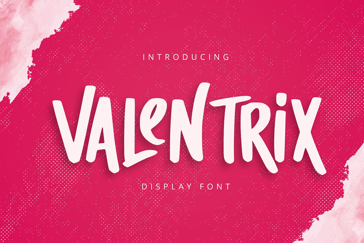 Valentrix - Display Font, a Handwritten Font by alifryanzulfikar (Photo 1 of 8)