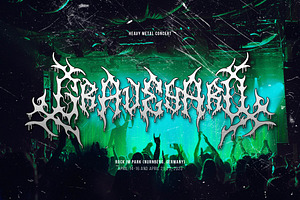 Blasphemy Black Metal Font