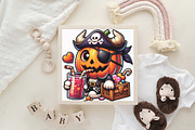 Pumpkin Cherries Coquette Clipart, an Illustration by CraftArtStudio (Thumbnail 6 of 6)