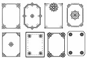 Mandala Inspired Frames and Dividers, an Object Graphic by Pattern Whimsy (Thumbnail 2 of 5)