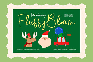 Fluffy Bloom Charming Monoline Han