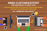 Tropical Party Flyer Template, a Flyer Template by Creative Waffle (Thumbnail 5 of 5)