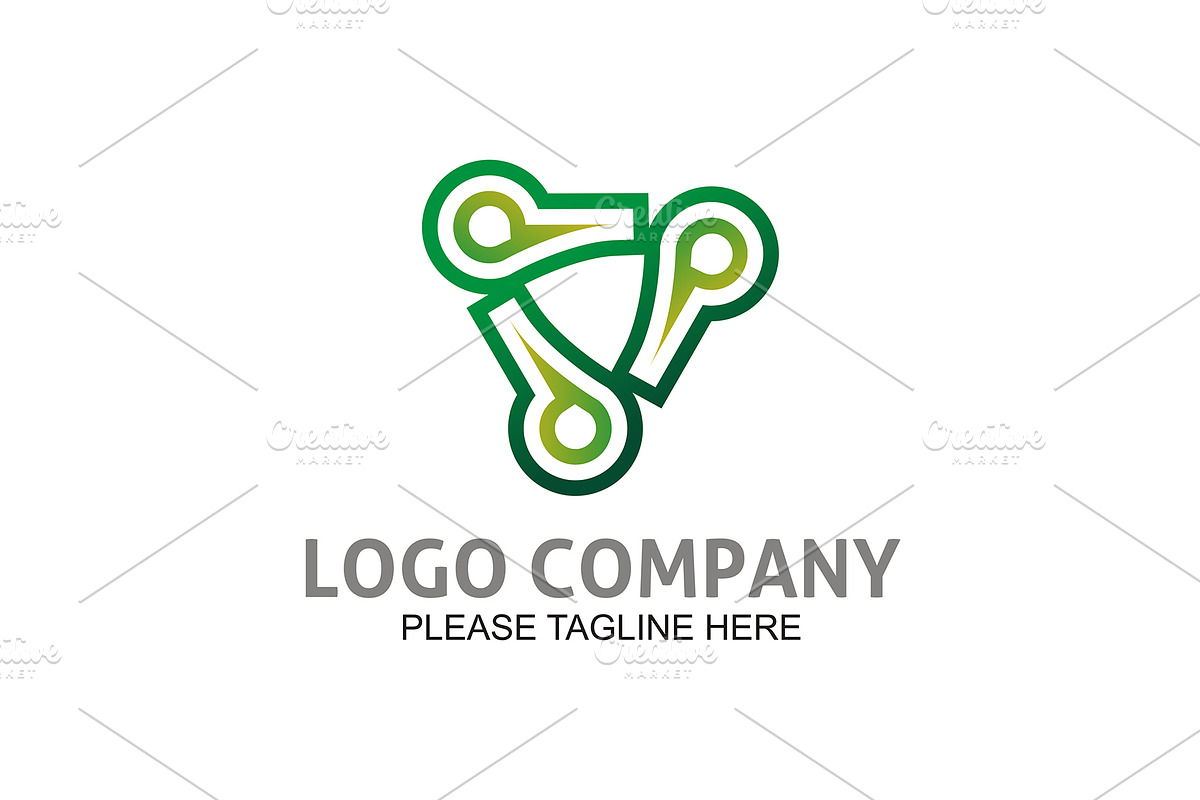 20 Logo Connecting Templates Bundle, a Branding & Logo Template by Friendesigns (Photo 17 of 21)