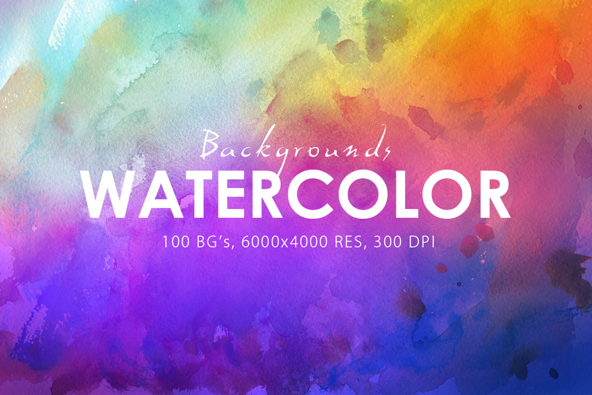 50% OFF 100 Watercolor Backgrounds 2, a Texture Graphic by ArtistMef (Photo 5 of 5)