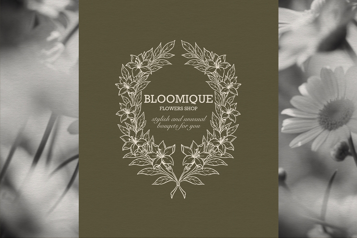 Floral Line Art Collection, a Decorative Illustration by heyXeni (Photo 6 of 12)
