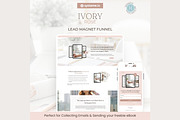 Systeme.io Ivory Rose Lead Funnel, a Landing Page Template by Hayley's Digital Hub (Thumbnail 1 of 10)