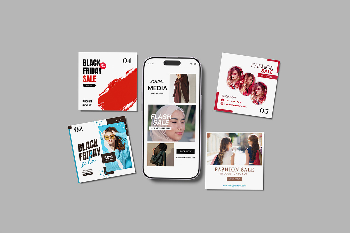 Social Media Post Mockup, a Device Mockup by lamorastudio (Photo 4 of 11)