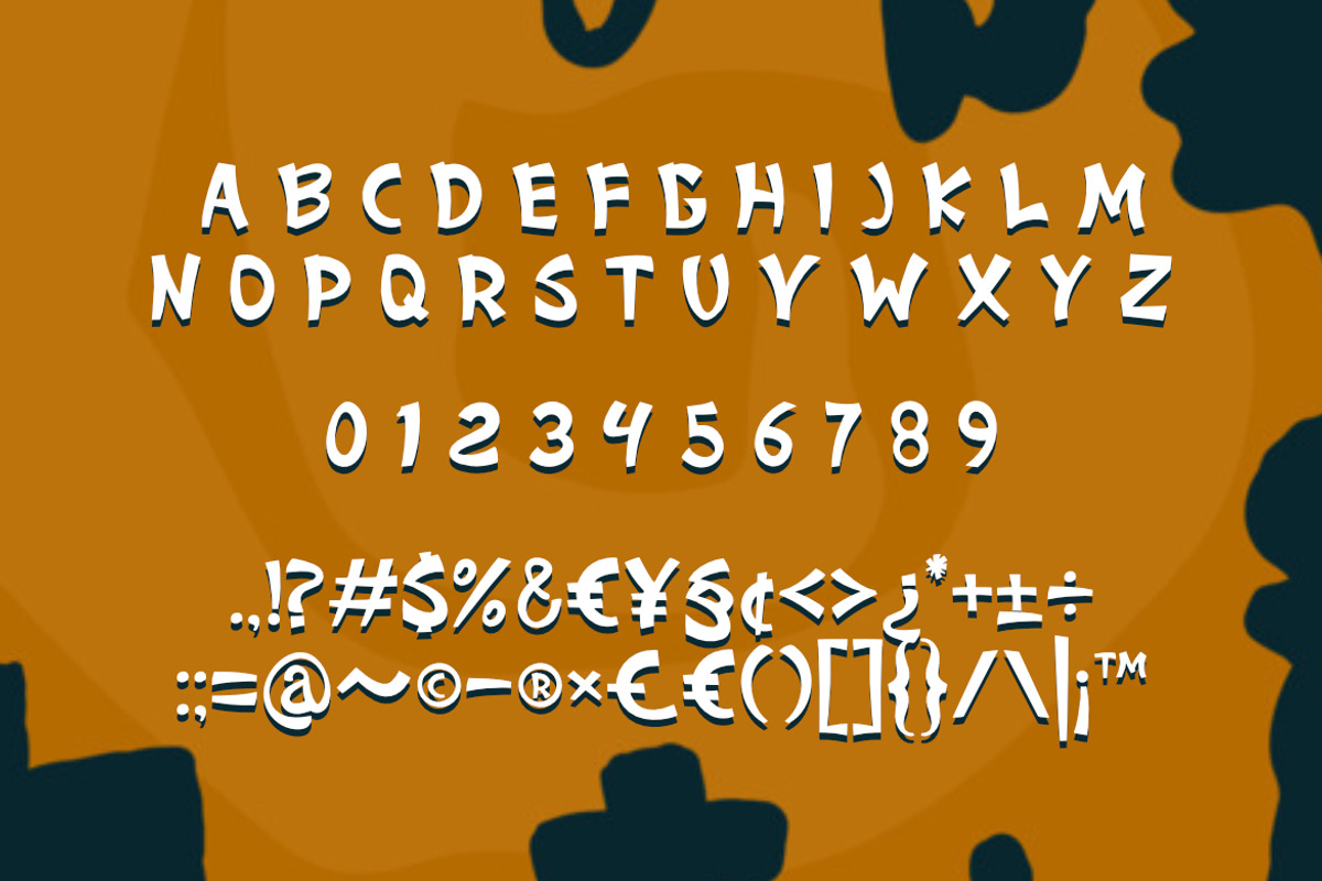 Zomboid - Playful & Horror Font, a Sans Serif Font by Bayuktx (Photo 3 of 4)