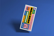 Retro Colorful Voucher, a Card Template by Neermana (Thumbnail 2 of 4)