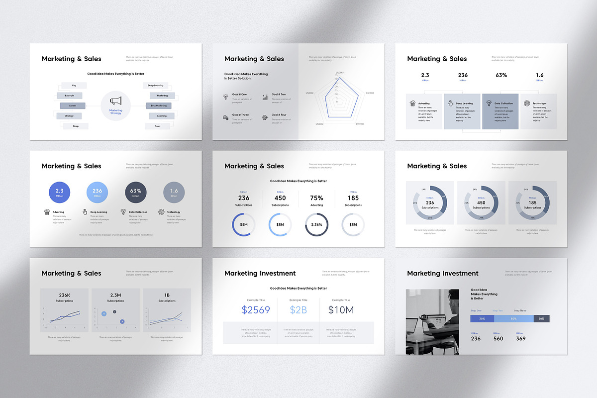 Business Plan PowerPoint Template, a Presentation Template by GoldenPixelStudio (Photo 19 of 29)
