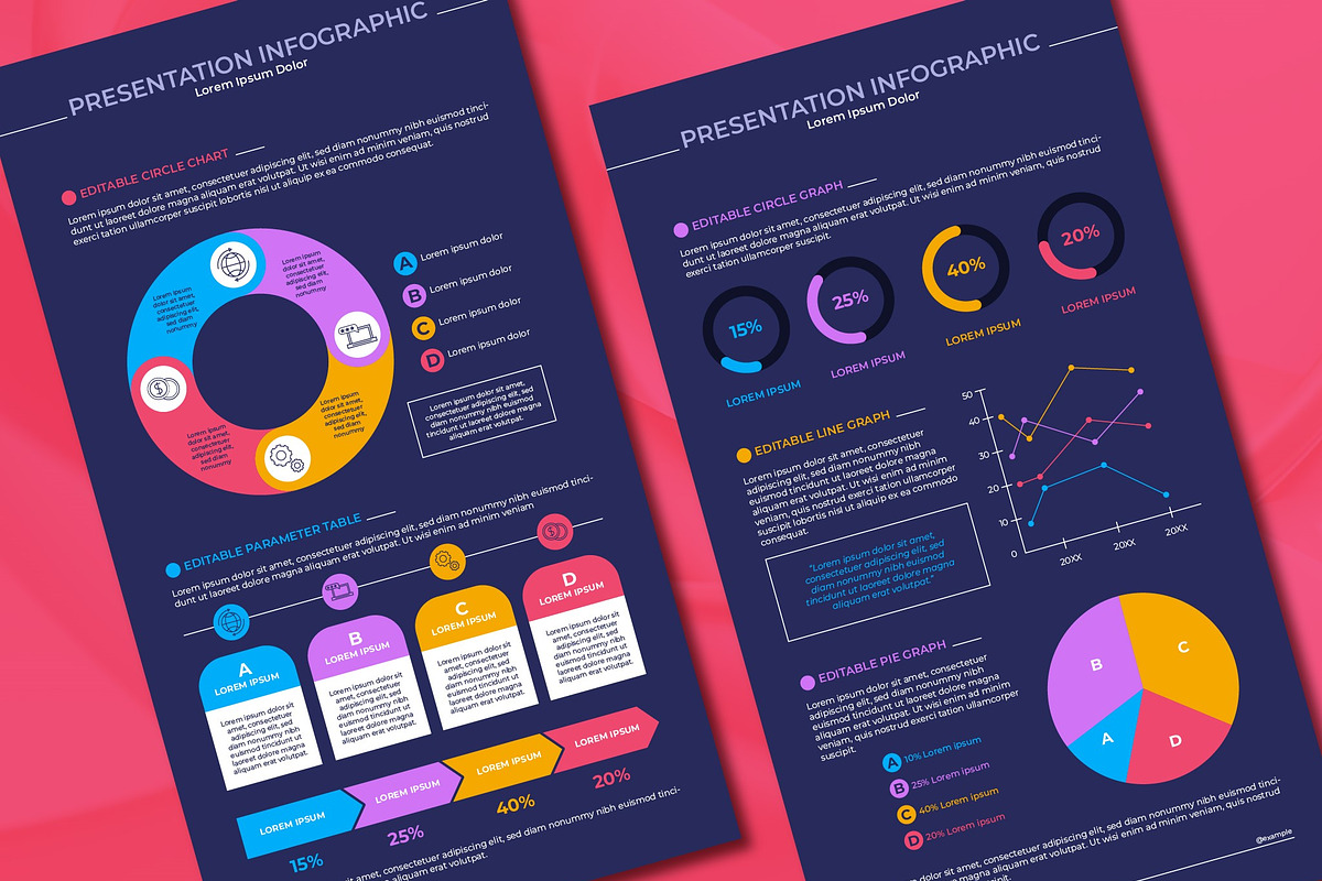 Business Data Infographic, a Templates & Theme by studiogstock (Photo 1 of 3)