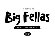 Big Fellas Cute Font, a Font by YandiDesigns (Thumbnail 1 of 5)