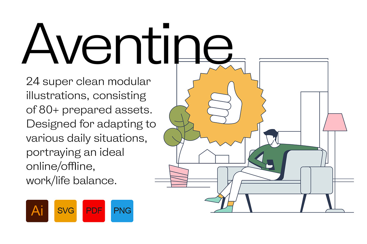 Aventine - Modular illustration set, a Healthcare Illustration by Growww (Photo 1 of 4)