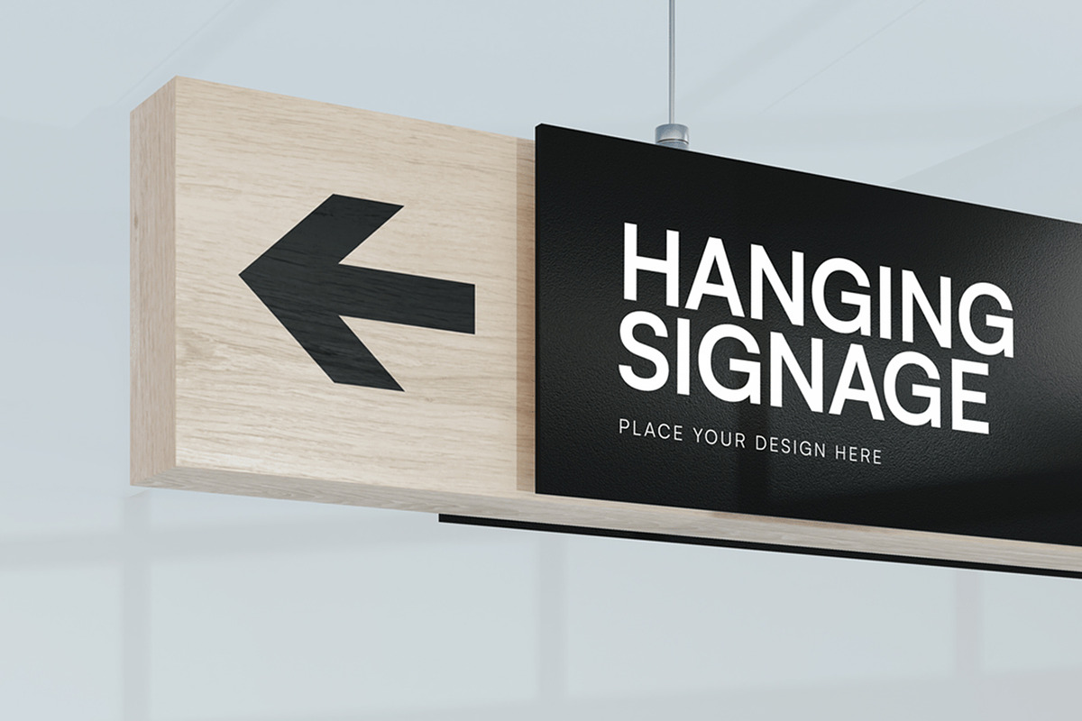 Hanging Signage Mockup | Creative Market