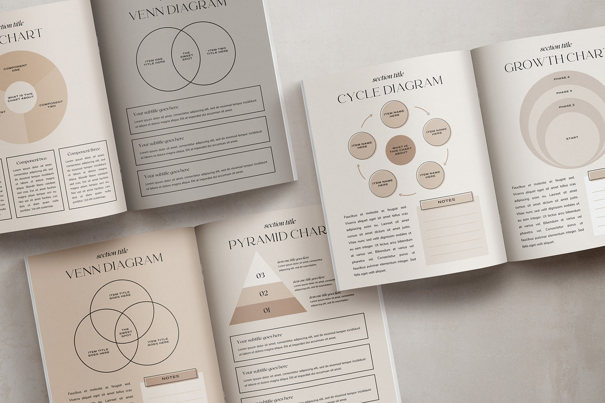 Aesthetic Workbook Template CANVA, a Brochure Template by Studio Loire (Photo 13 of 18)
