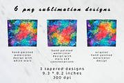 Galaxy sublimation tumbler design, an Object Graphic by AnastasiaWatercolor (Thumbnail 5 of 5)