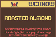 Rosted Almond font, a Font by weknow (Thumbnail 1 of 8)