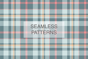 102 Plaid Patterns Soft & Pastel