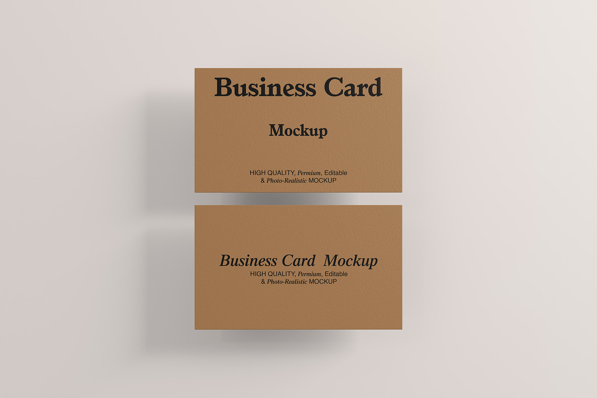 Embossed Business Card Mockup Set, a Product Mockup by Zumrod (Photo 8 of 10)