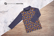 Toddler Turtle Neck Tshirt Mockup, a Shirt Mockup by Designertale (Thumbnail 5 of 11)