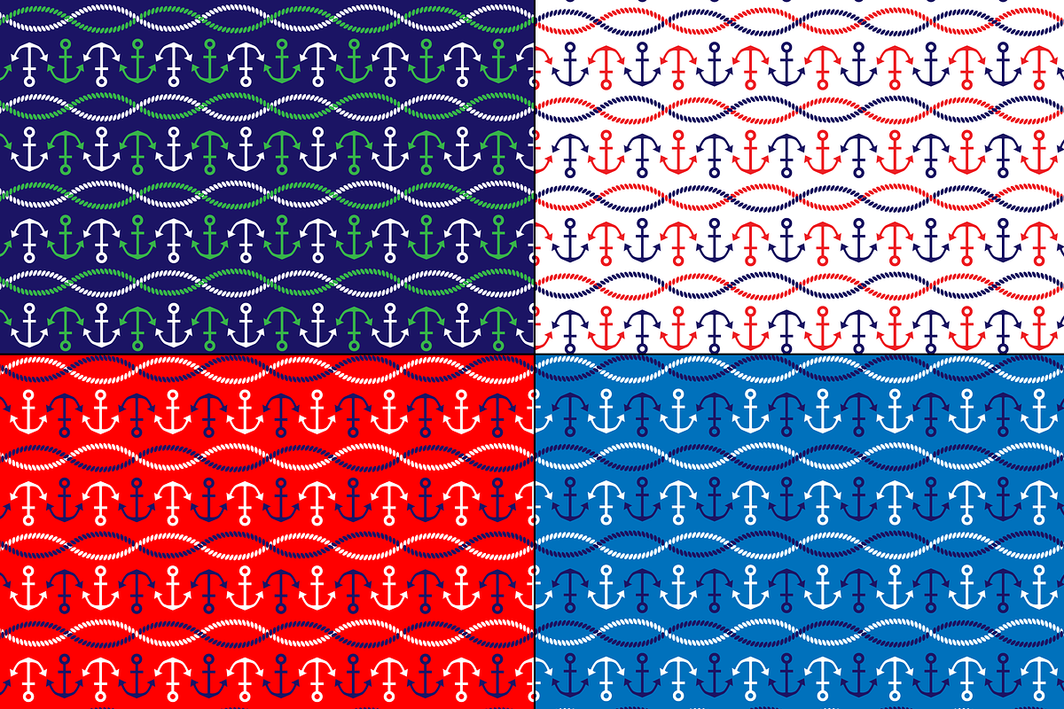 Nautical Frames, Borders, & Patterns, a Pattern Graphic by Melissa Held ...