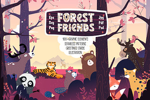 Forest Friends Graphic Pack
