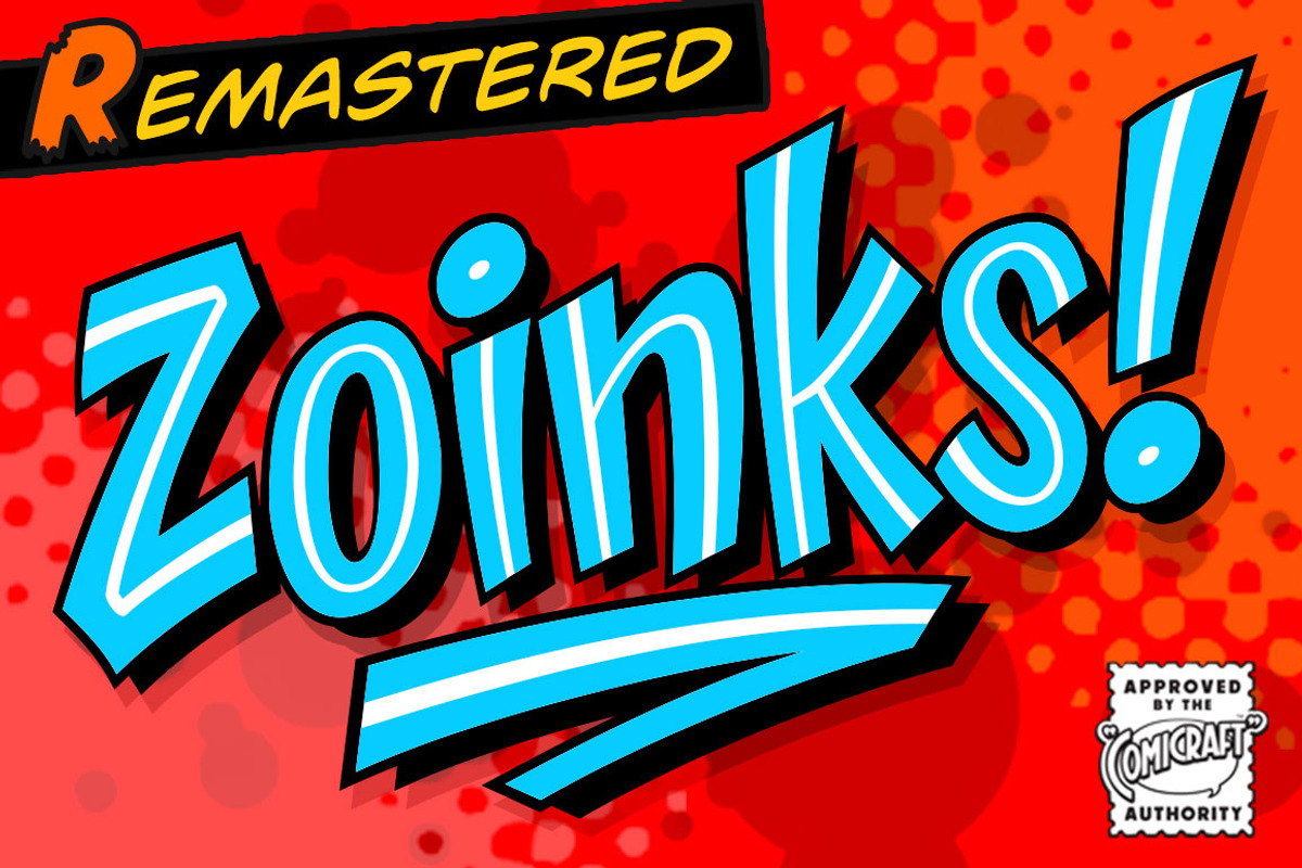 Zoinks - a bouncy fun comic font