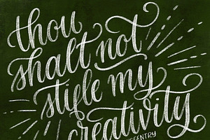 Chalkboard Lettering Brushes