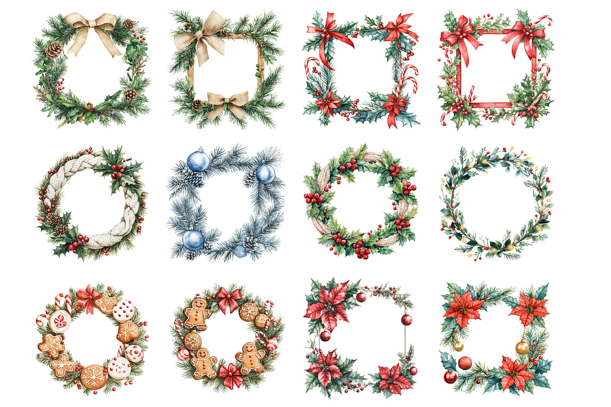 Christmas Frames, an Illustration by Design Market (Photo 4 of 4)