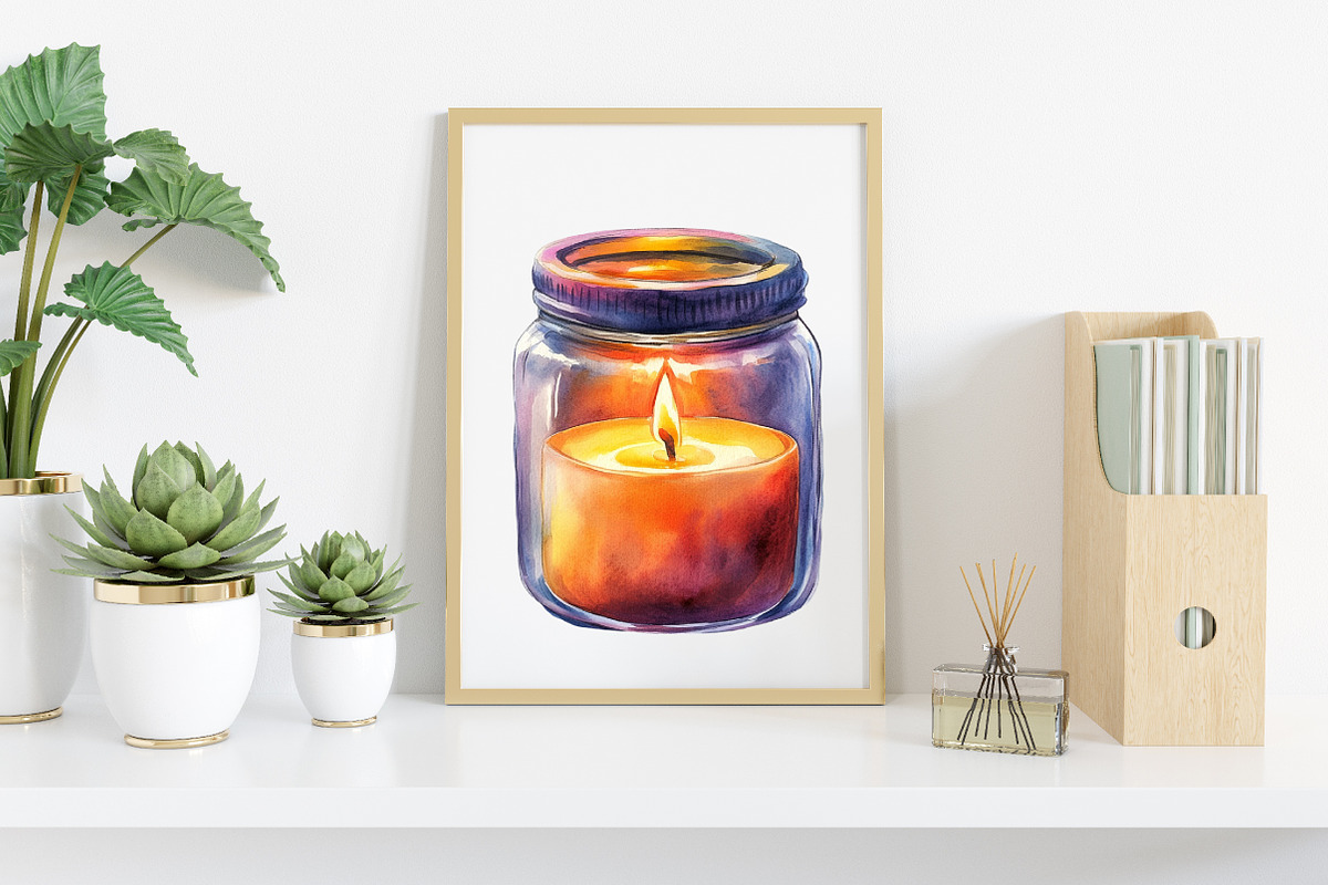 Watercolor Cozy Cooking Clipart, an Illustration by Canvas Craft (Photo 4 of 7)