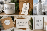 Winter Editable Outline Icon Pack, an Object Graphic by VIVAT Design Studio (Thumbnail 3 of 6)