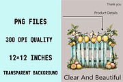 Summer Funny Fence Clipart, an Illustration by SVGArt (Thumbnail 4 of 9)