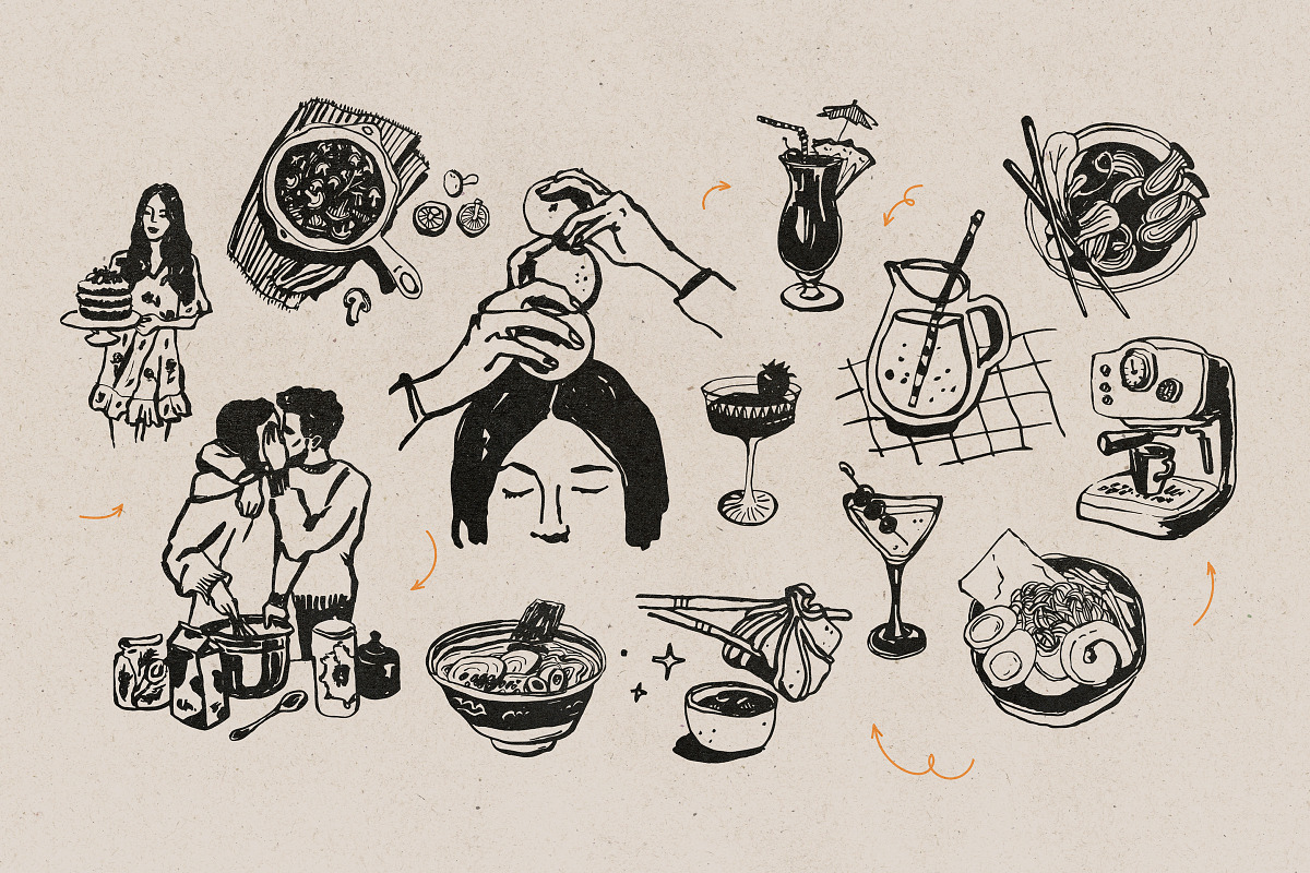 Food and Drinks Illustrations, a Food Illustration by iStar Design (Photo 5 of 17)