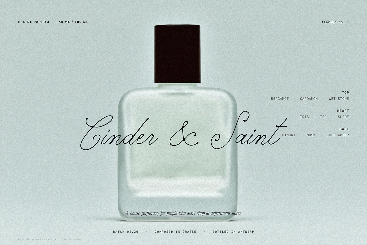 Le Studio Nocturne // Nostalgic Set, a Handwritten Font by PeachCreme (Photo 2 of 17)