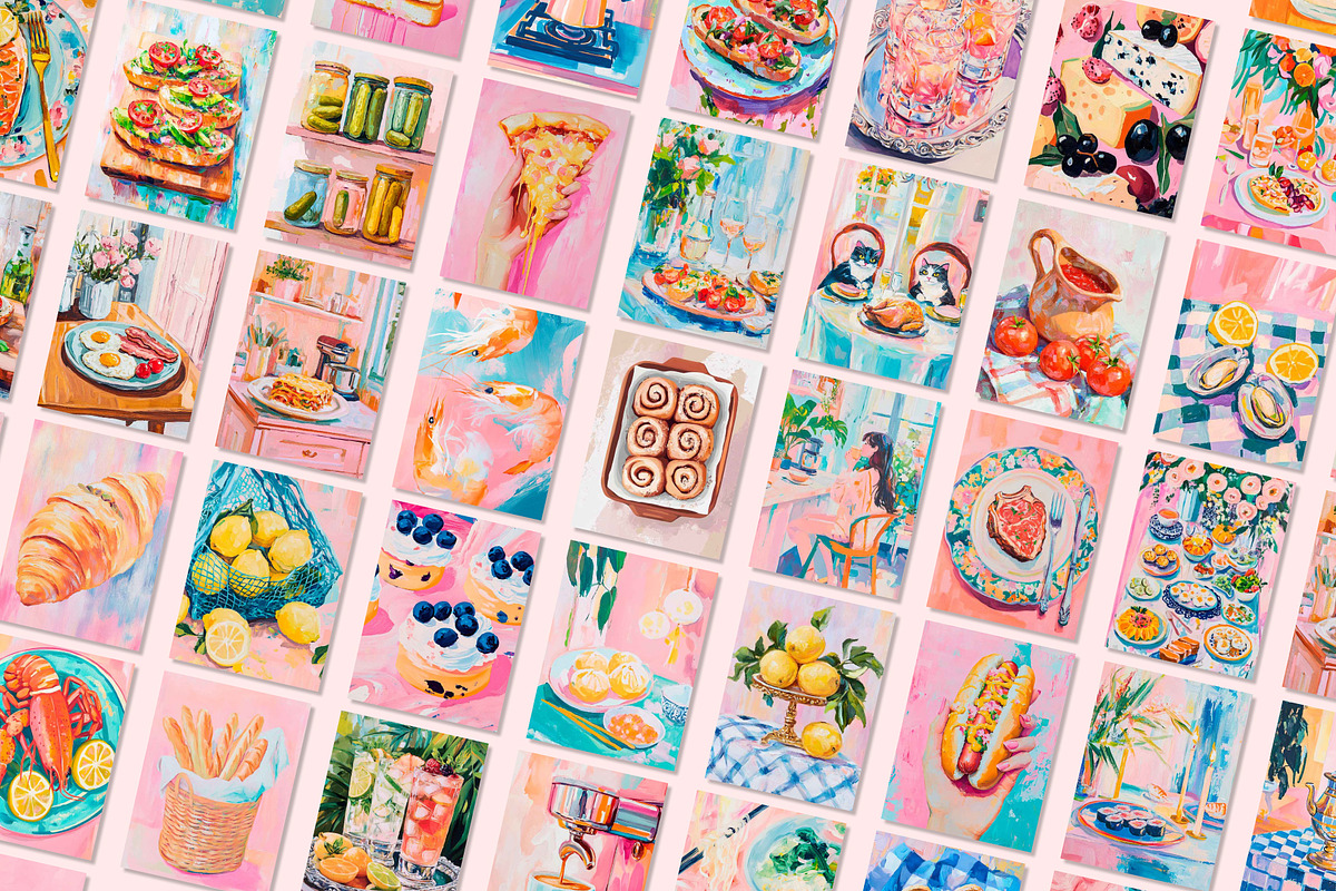 121 Vibrant Food Prints Gallery, a Background Graphic by Feelsoul (Photo 2 of 14)