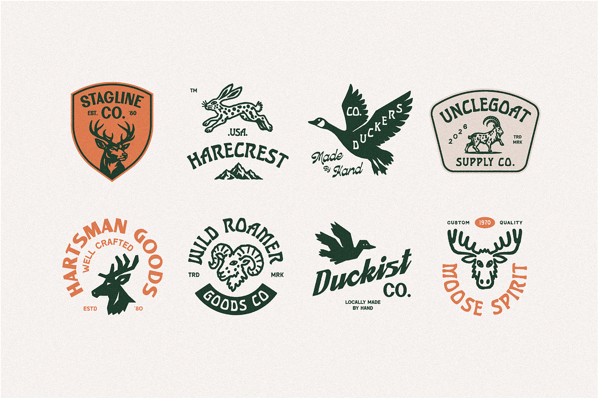 Animal & Outdoor Badges Vol. 2, a Branding & Logo Template by Skilline Supply Co. (Photo 7 of 11)