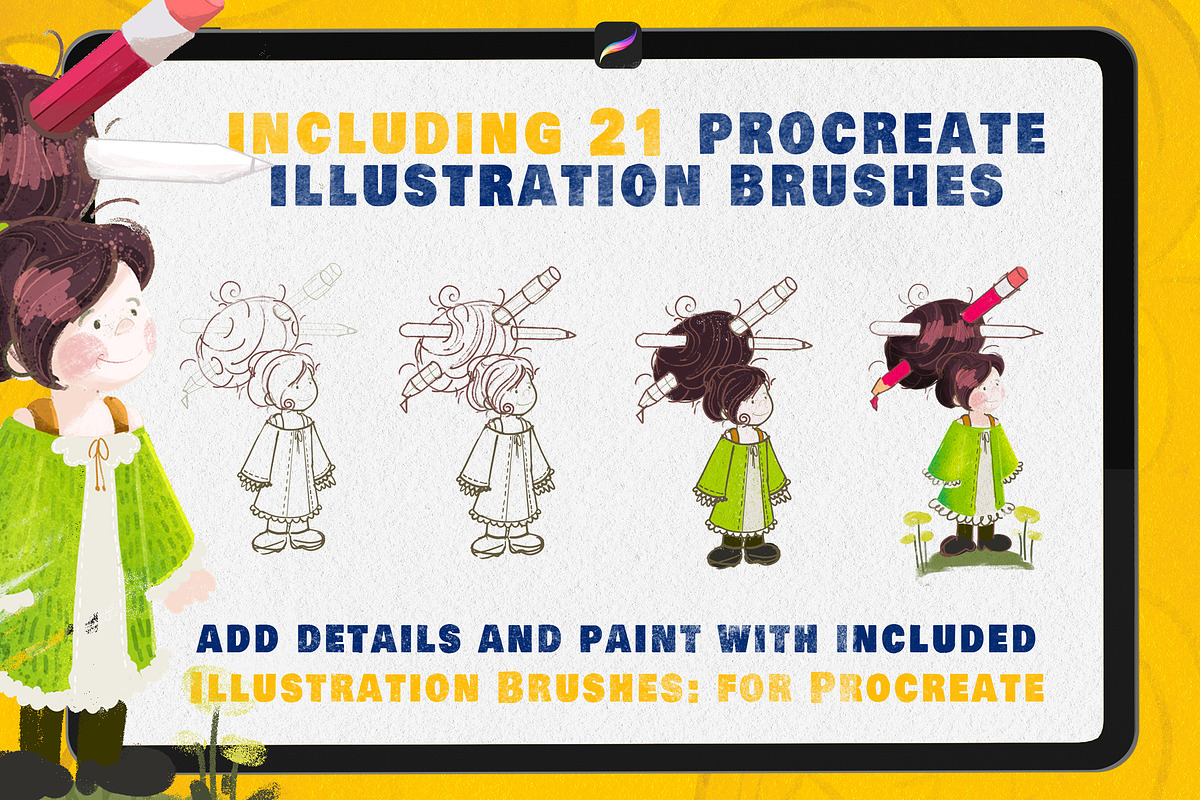 Character Builder - Drawing Toolkit, a Brush Add-On by Leonard Posavec (Photo 8 of 9)