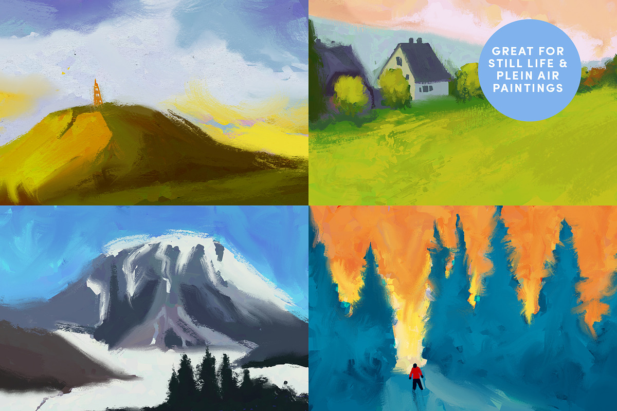 Gouache Set – Procreate Brushes, a Brush Add-On by Sadie Lew (Photo 17 of 17)