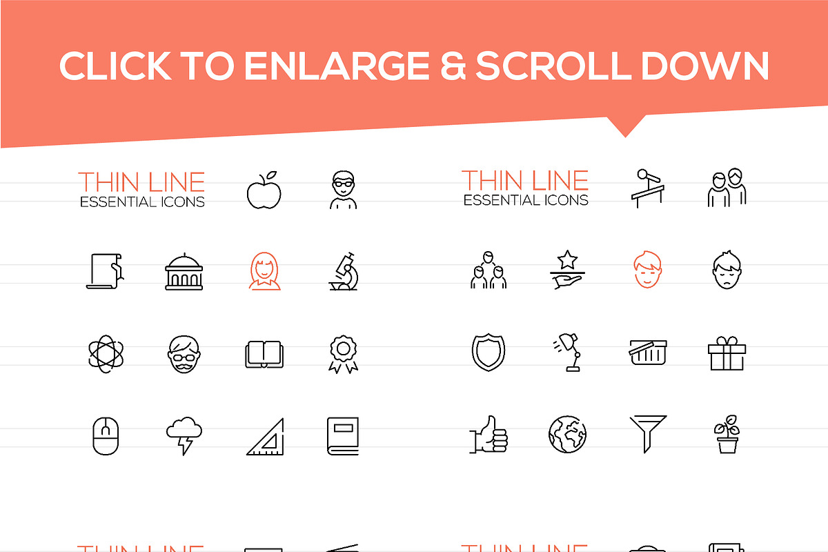 360+ Thin Line Design Icons Bundle, an Outline Icon by Boyko Pictures (Photo 9 of 10)