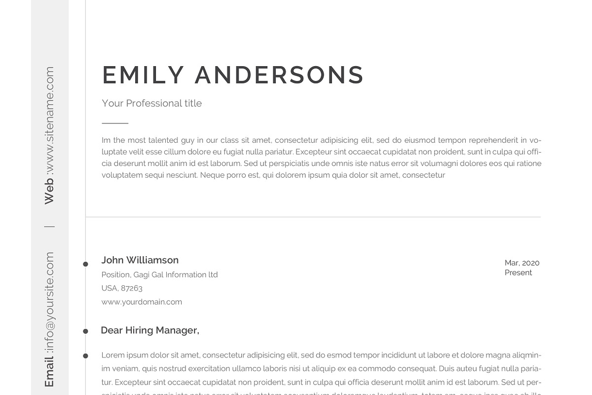 Resume, a Resume Template by paulresume (Photo 5 of 5)